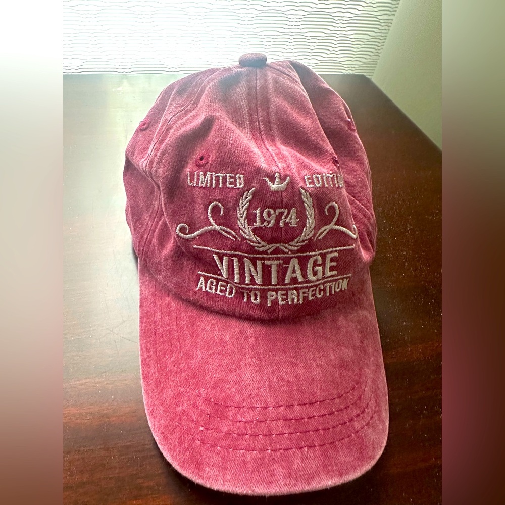 1974 “Vintage” Aged to Perfection red hat